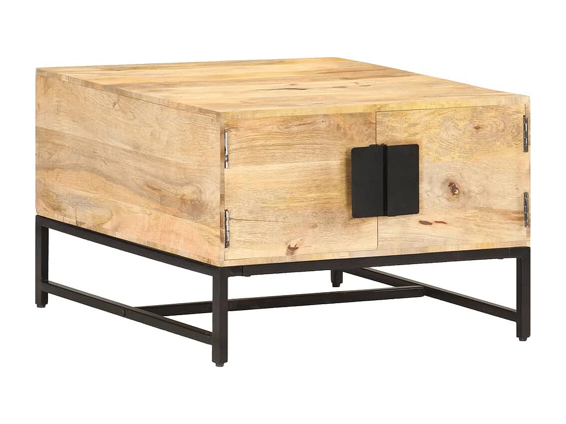 Mesa de centro | Mesa de apoio | Mesa de café 67x67x45 cm madeira de mangueira maciça