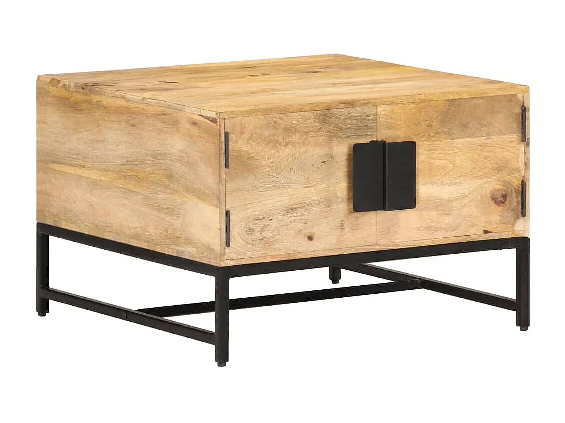 Mesa de centro | Mesa de apoio | Mesa de café 67x67x45 cm madeira de mangueira maciça
