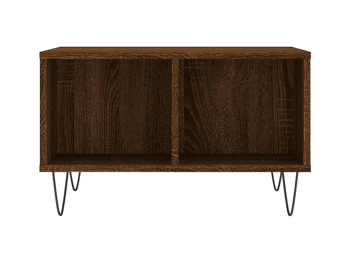 Mesa de centro | Mesa auxiliar madera ingeniería madera envejecida 102x55x43 cm SHL3687