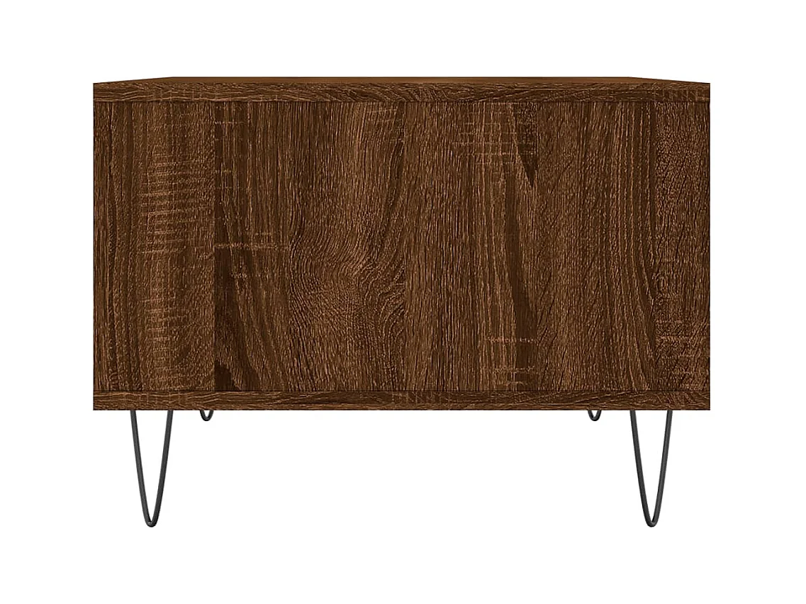 Mesa de centro | Mesa auxiliar madera ingeniería madera envejecida 102x55x43 cm SHL3687