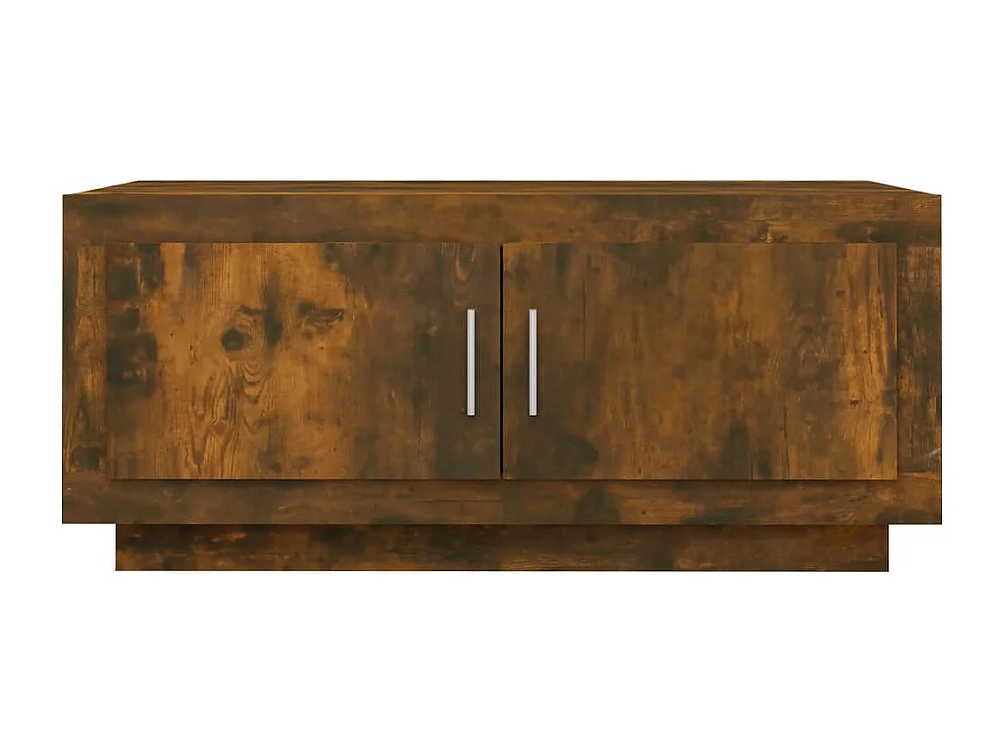 Mesa de centro | Mesa auxiliar madera contrachapada negro 50x50x40 cm SHL34021