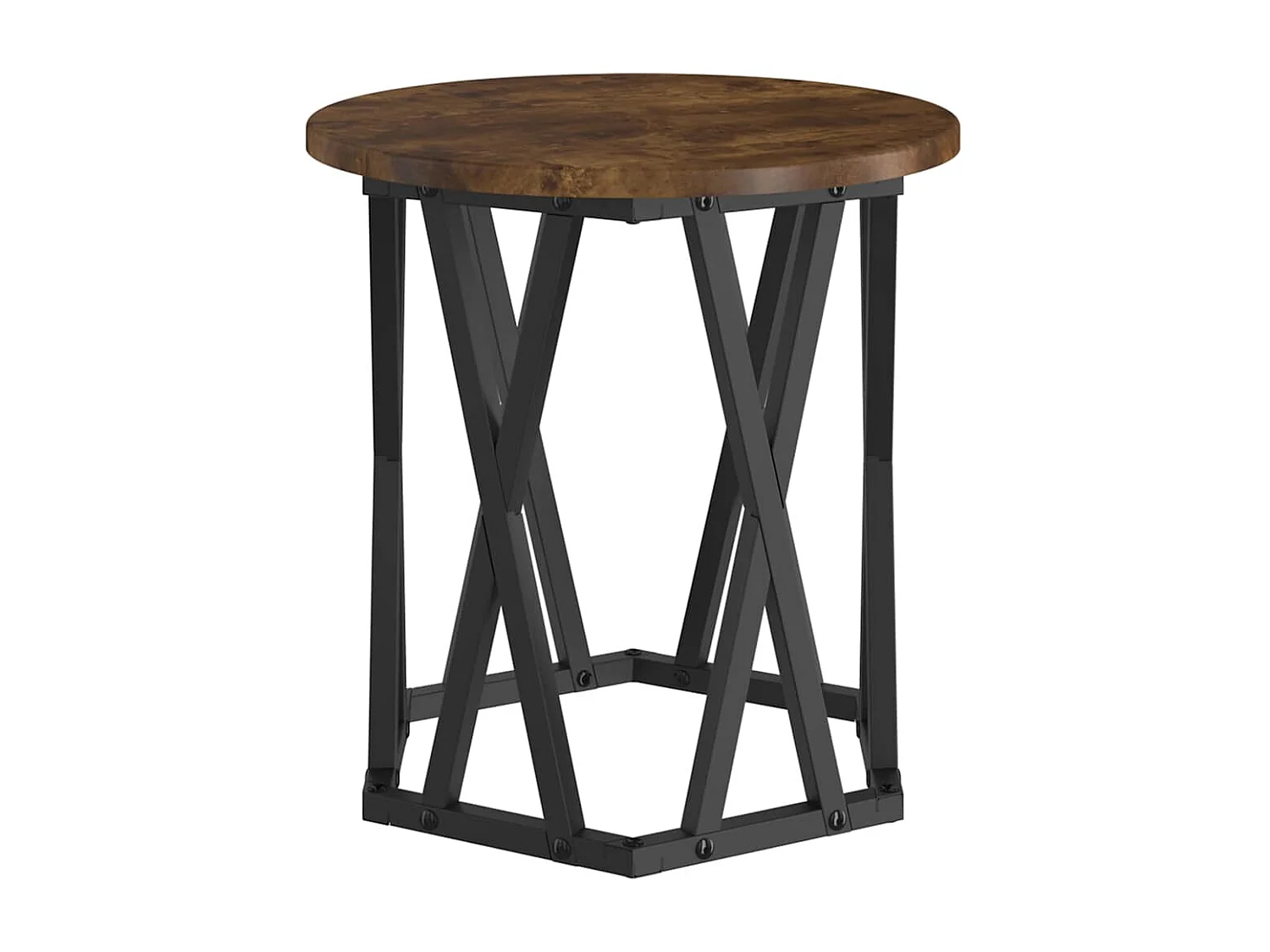 Tables d'appoint gigognes 2 pcs Chêne fumé en bois d'ingénierie SHL1845