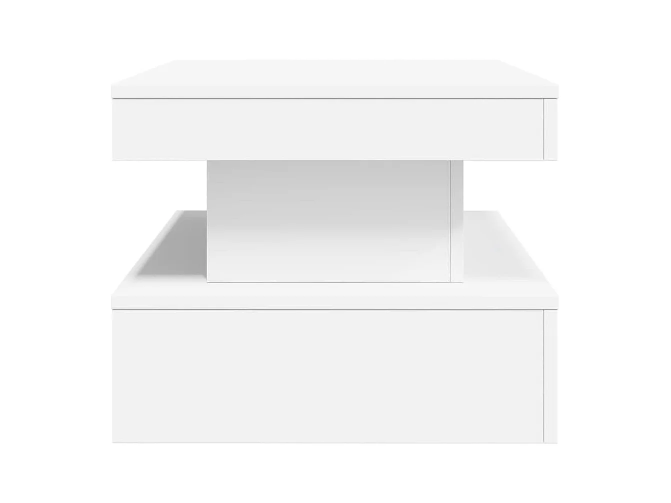 Mesa de centro-Mesa auxiliar de madera maciza de pino 120x50x40,5 cm SHL2667