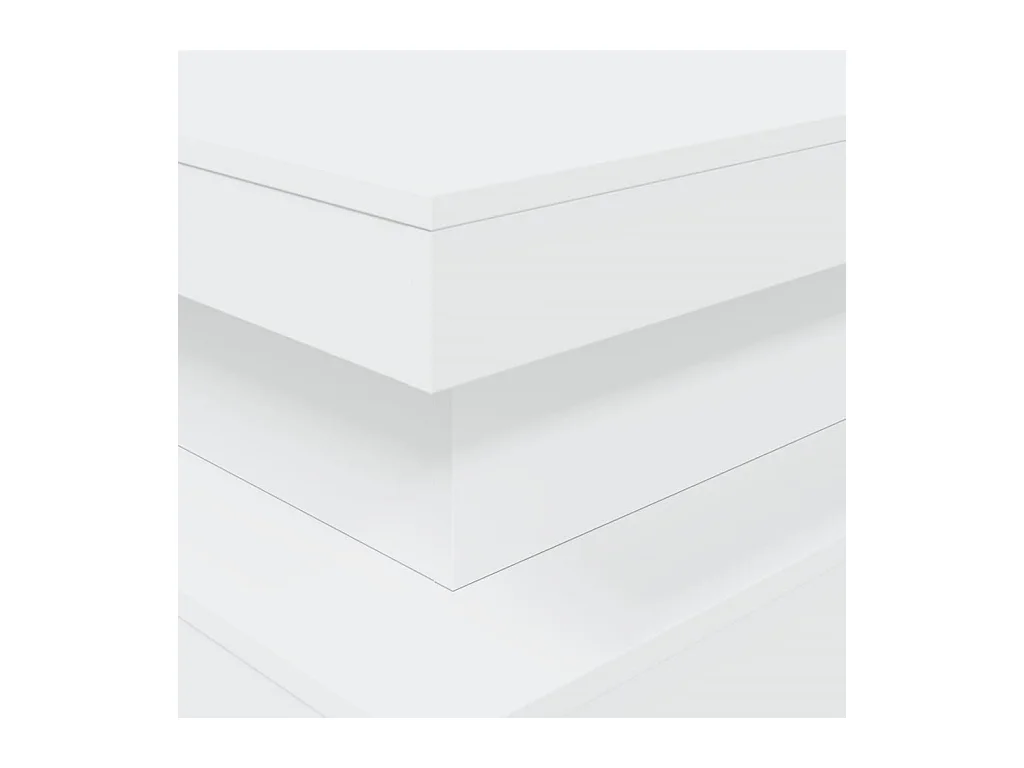 Mesa de centro-Mesa auxiliar de madera maciza de pino 120x50x40,5 cm SHL2667