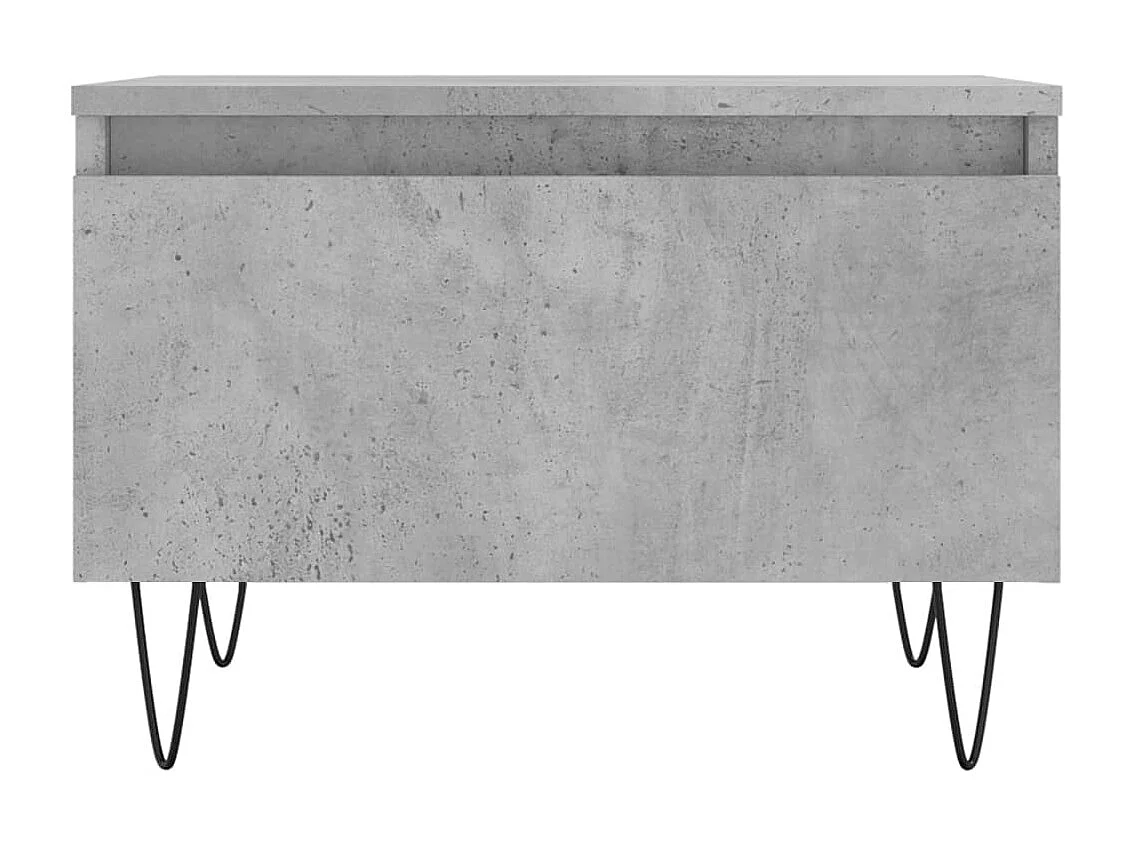 Mesa de centro | Mesa auxiliar madera maciza de mango rugosa negro 100x54x40 cm SHL536