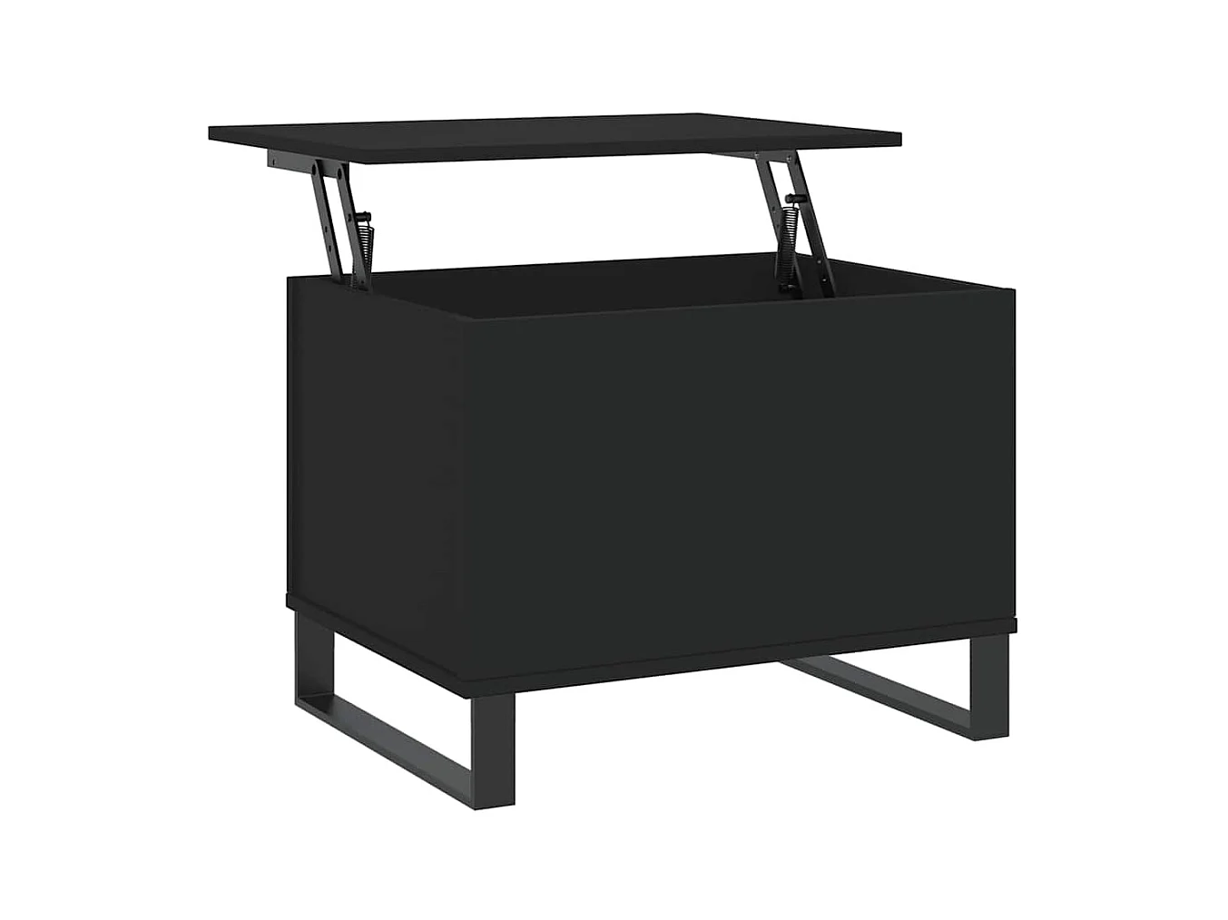 Table basse salon-Table d'appoint Noir 60x44,5x45 cm Bois d'ingénierie SHL98163