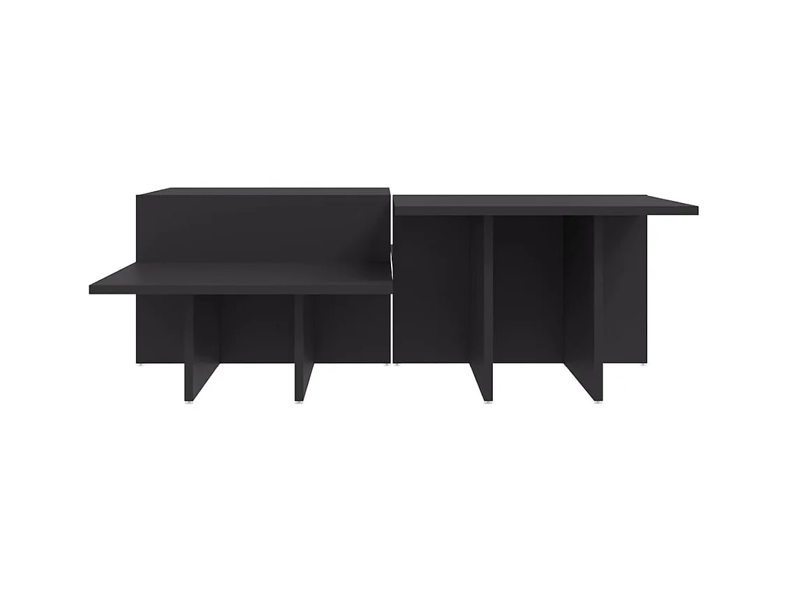 Tables basses salon-Tables d'appoint 2 pcs gris bois d'ingénierie SHL7500