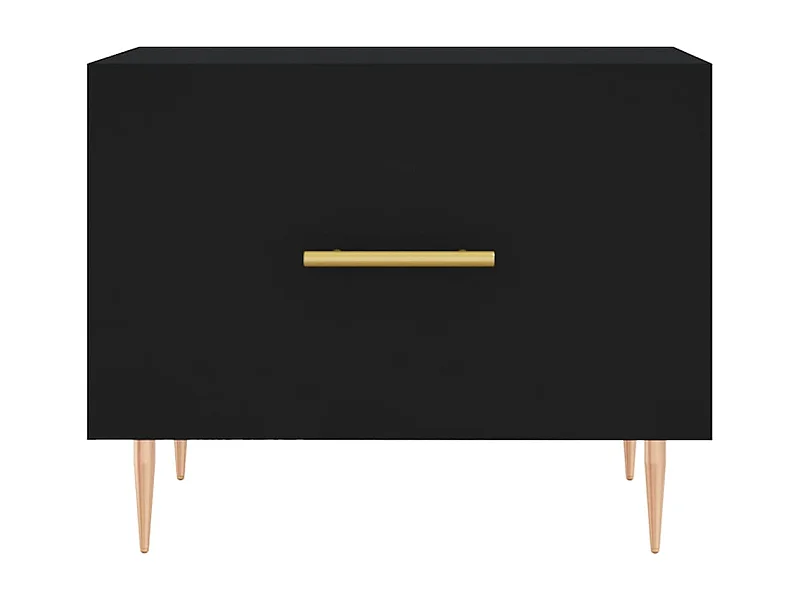 Table basse salon-Table d'appoint Noir 50x50x40 cm Bois d'ingénierie SHL15467