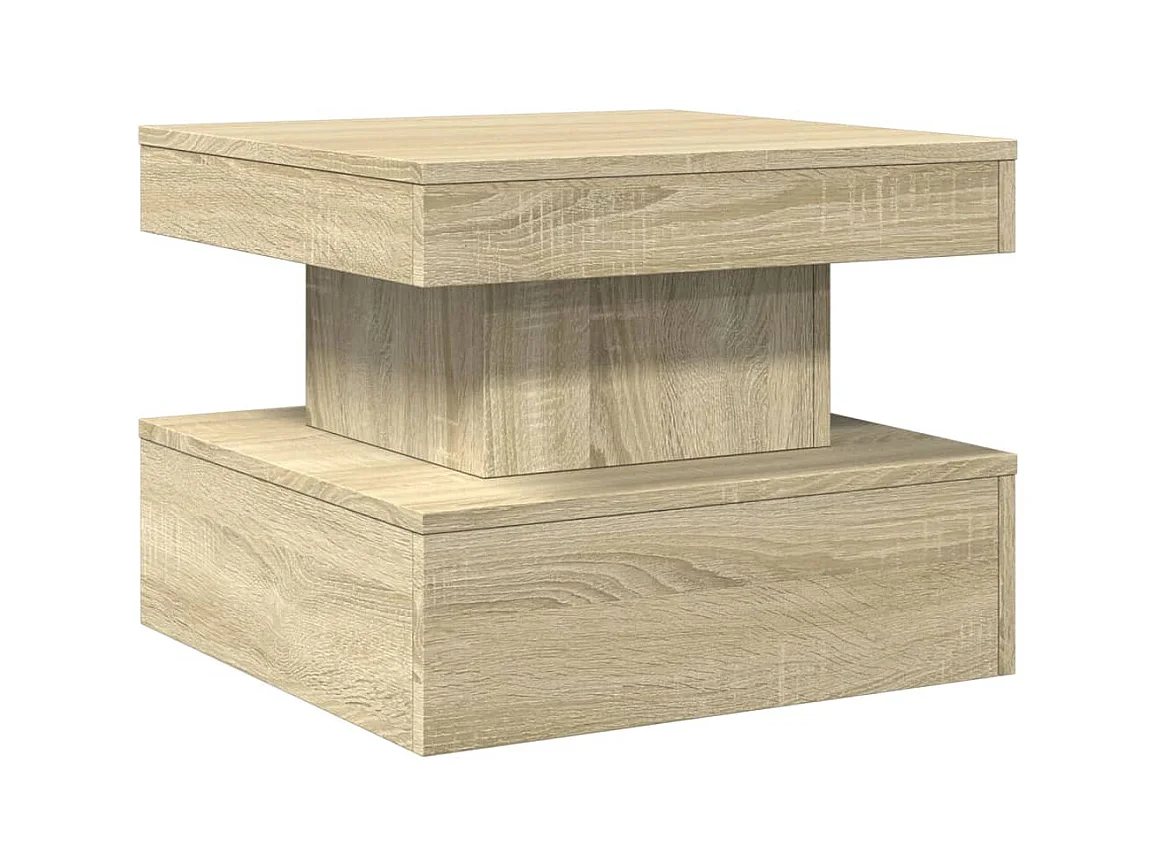 Mesa de centro-Mesa auxiliar de madera maciza de pino 100x50x35 cm SHL2958