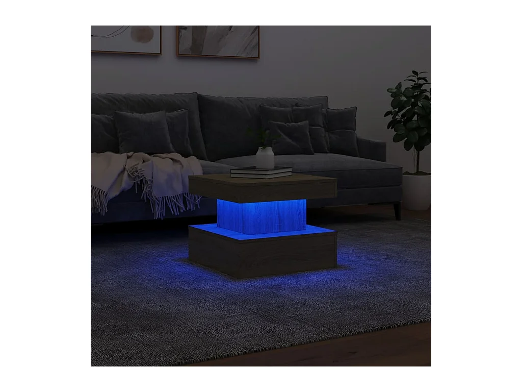 Mesa de centro-Mesa auxiliar de madera maciza de pino 100x50x35 cm SHL2958