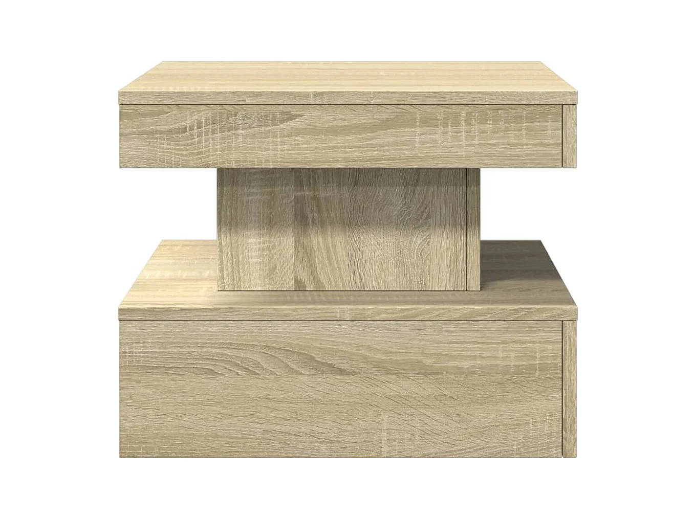 Mesa de centro-Mesa auxiliar de madera maciza de pino 100x50x35 cm SHL2958
