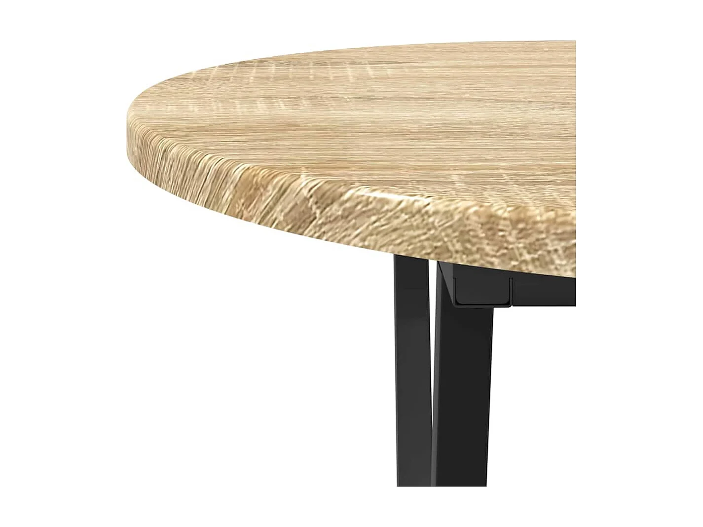 Couchtisch-Wohnzimmertisch-Beistelltische Sonoma-Eiche 80x40x40.5 cm Sperrholz und Metall SHL75336