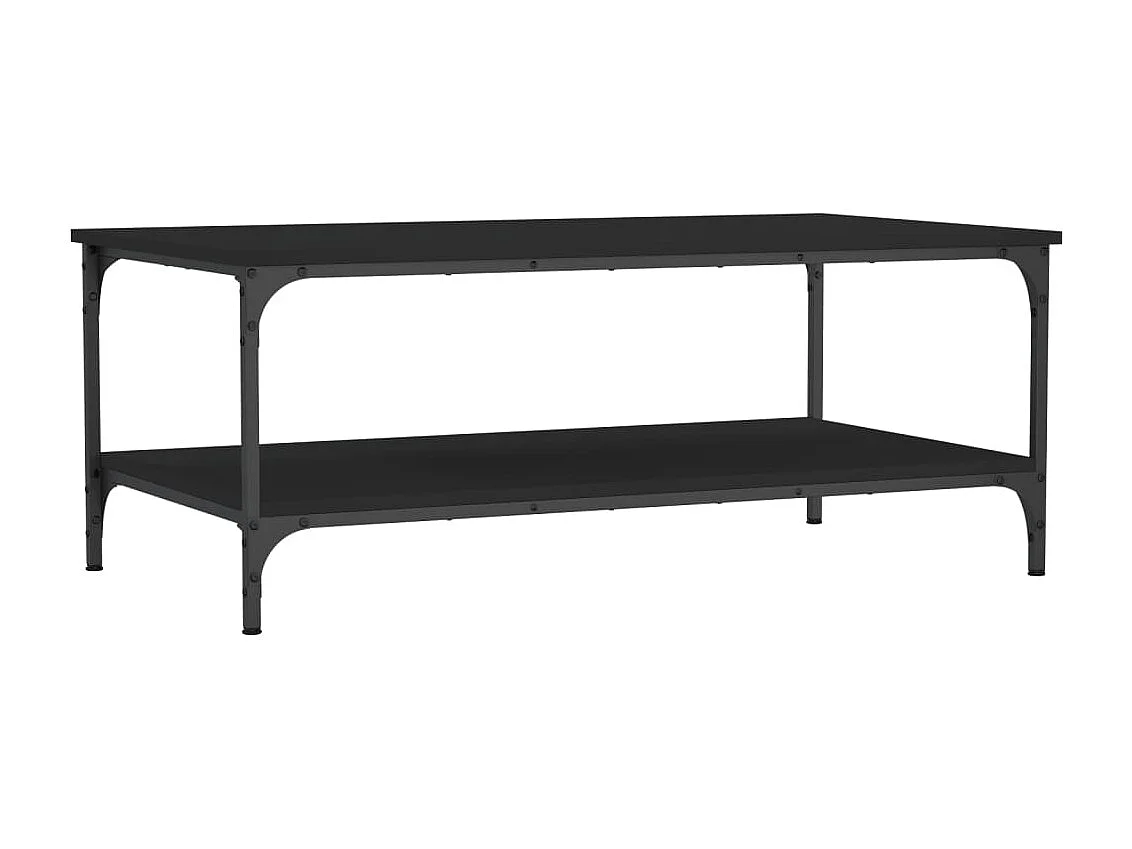 Mesa de centro | Mesa auxiliar y LED madera ingeniería roble ahumado 70x50x45cm SHL723581