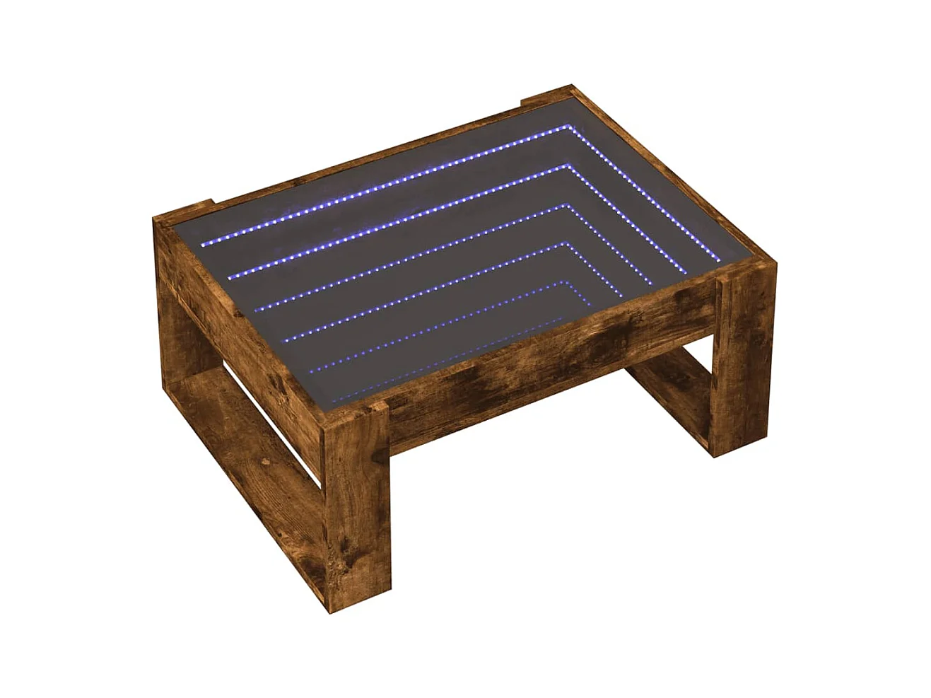 Mesa de centro-Mesa auxiliar madera de ingeniería gris hormigón 55,5x55x45 cm SHL357450