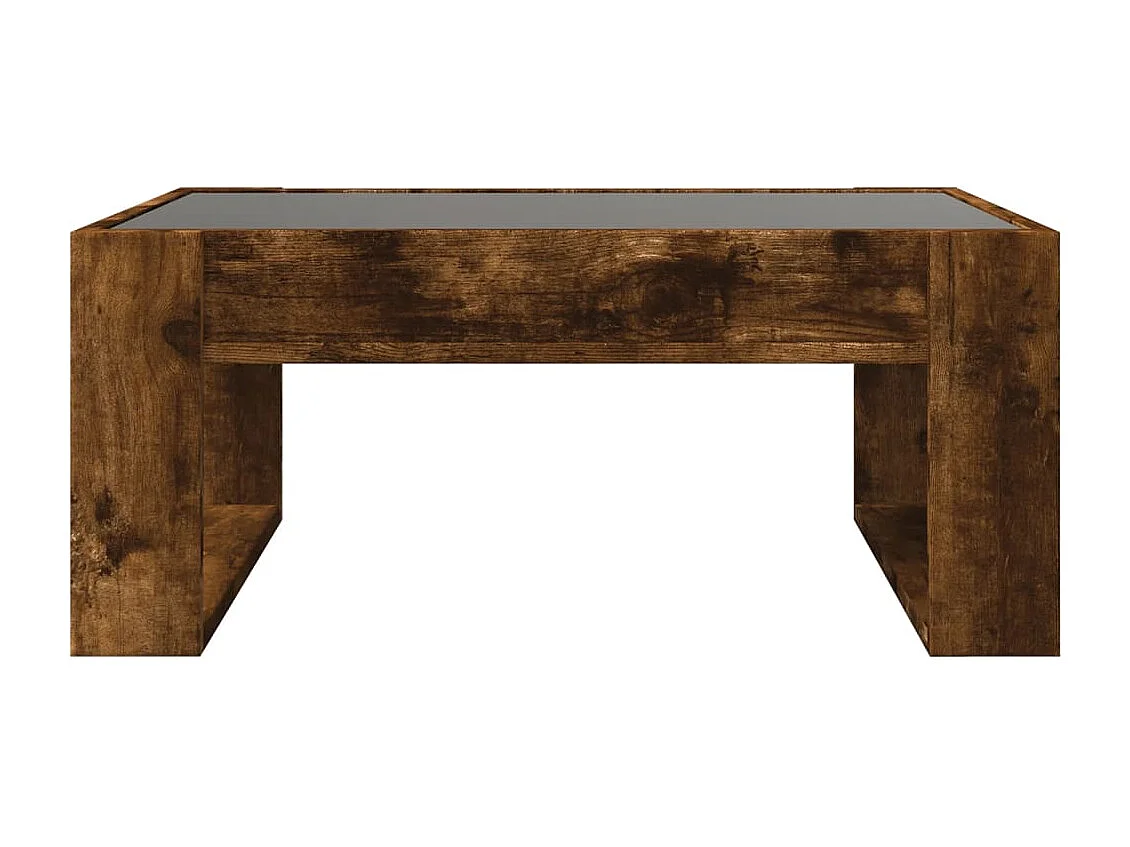 Mesa de centro-Mesa auxiliar madera de ingeniería gris hormigón 55,5x55x45 cm SHL357450