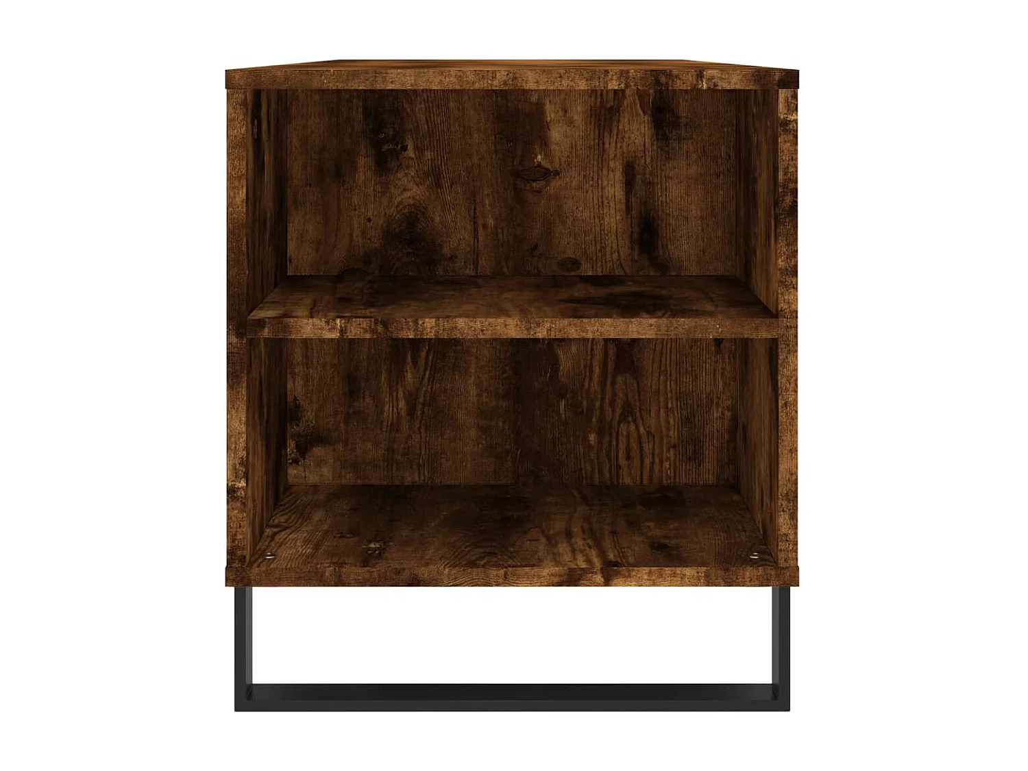 Mesa de centro | Mesa auxiliar tapa de vidrio acero gris Sonoma 98,5x50x45 cm SHL767110