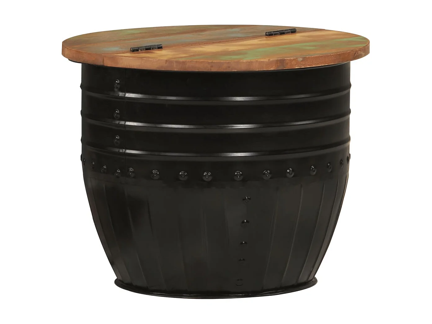 Mesa de centro | Mesa auxiliar con Infinity LED negro 70x50x30 cm SHL35386