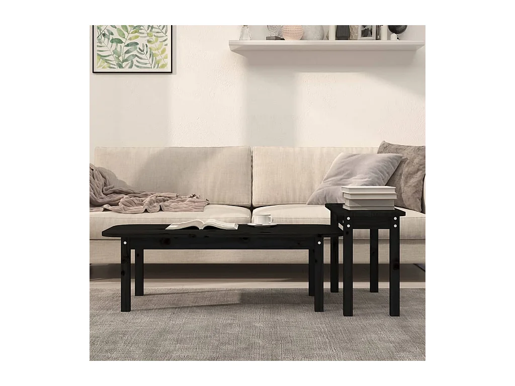 Mesa de centro | Mesa auxiliar madera de ingeniería gris hormigón 32x32x30 cm SHL3397