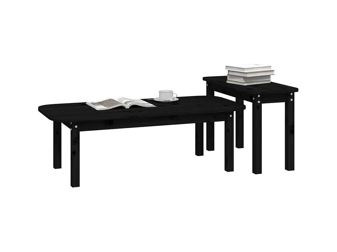 Mesa de centro | Mesa auxiliar madera de ingeniería gris hormigón 32x32x30 cm SHL3397