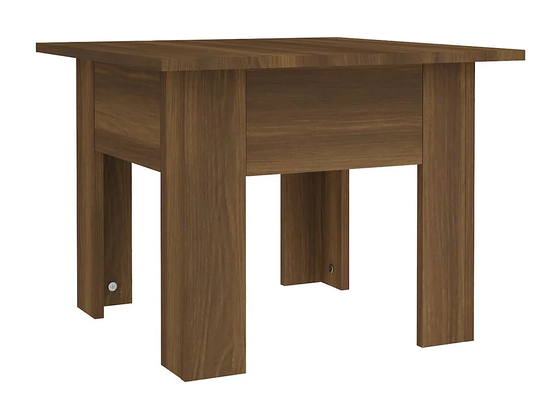 Couchtisch-Sofatisch-Beistelltische Braun Eichen-Optik 55x55x42 cm Holzwerkstoff SHL80741