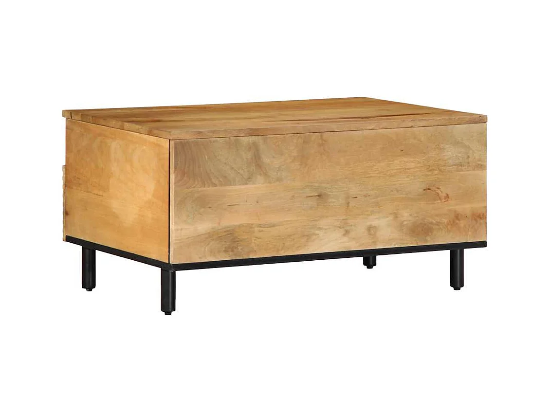 Mesas de centro apilables | Mesitas auxiliares 3 piezas madera de ingeniería negro SHL3790