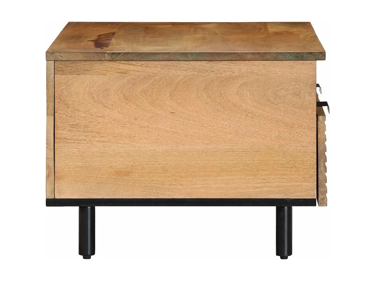Table basse salon-Table d'appoint marron 80x54x40 cm bois massif de manguier SHL29729