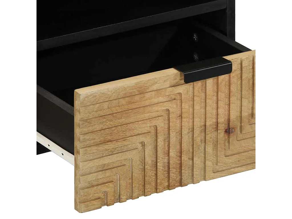 Table basse salon-Table d'appoint marron 80x54x40 cm bois massif de manguier SHL29729