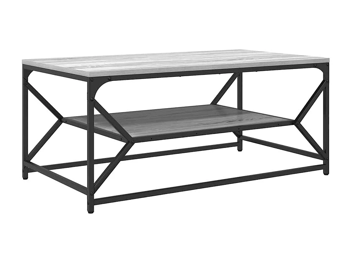 Couchtisch-Wohnzimmertisch-Beistelltische Graues Sonoma 90x50x40 cm SHL87488