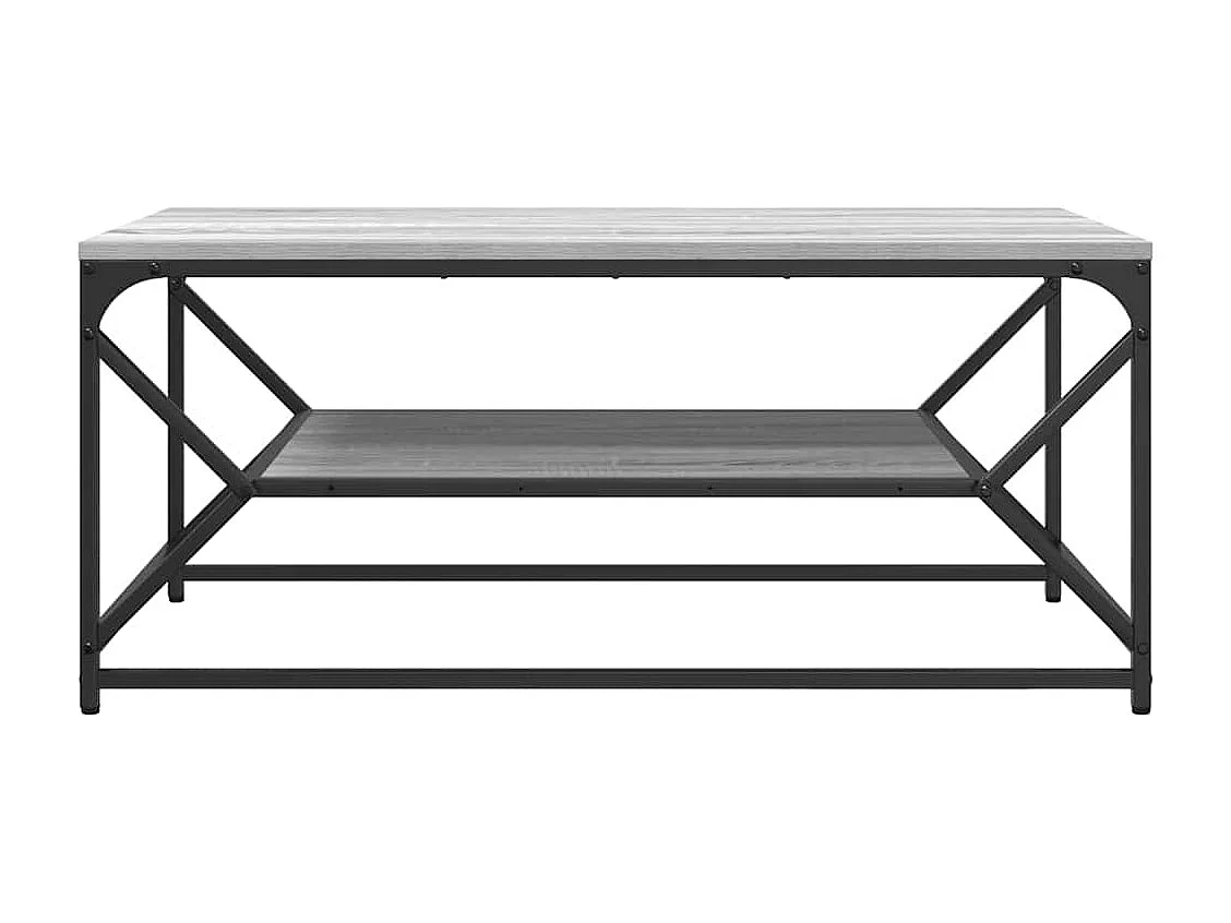 Couchtisch-Wohnzimmertisch-Beistelltische Graues Sonoma 90x50x40 cm SHL87488