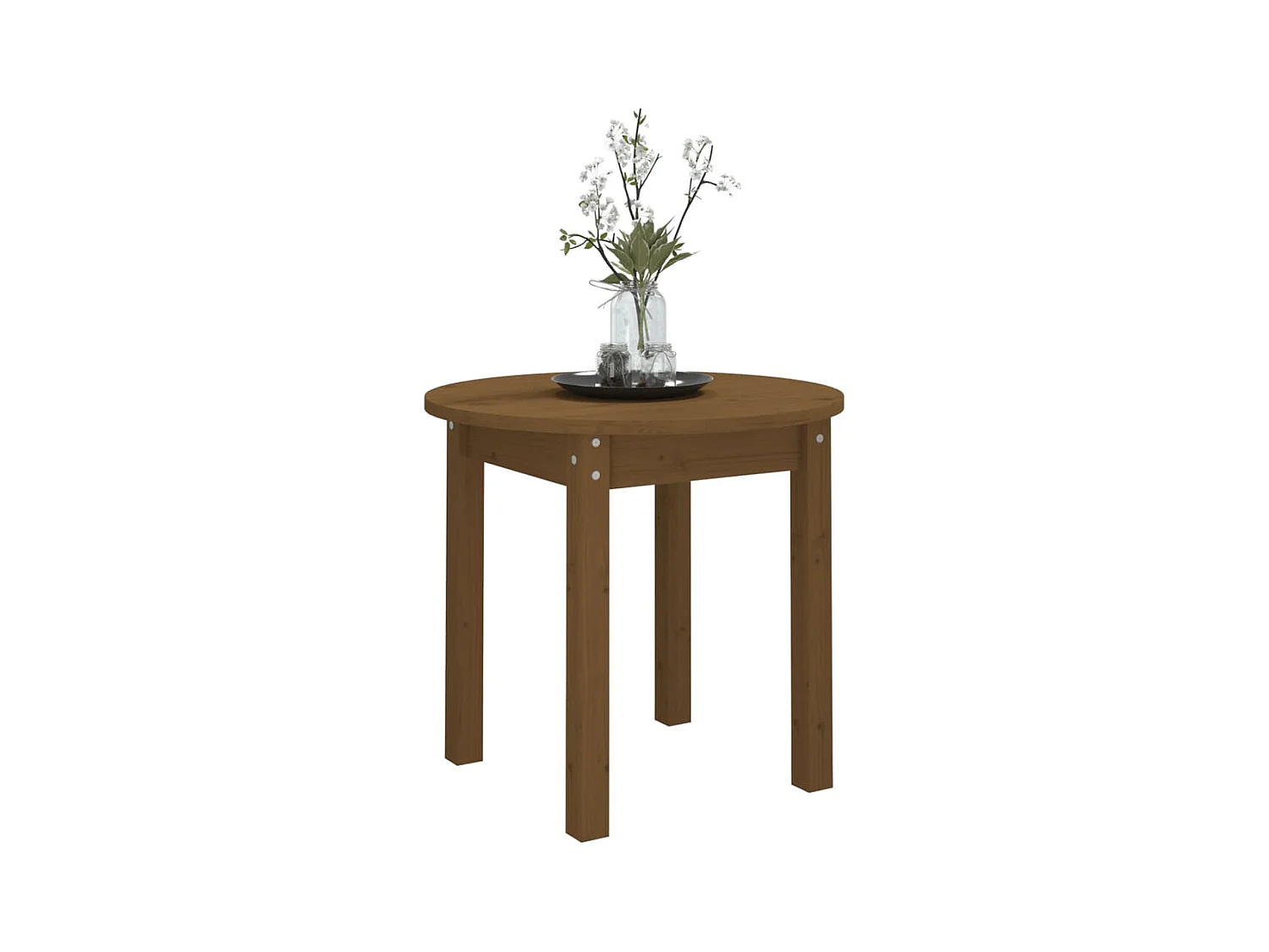 Mesa de centro | Mesa auxiliar madera de ingeniería envejecida 60x44,5x45 cm SHL4058