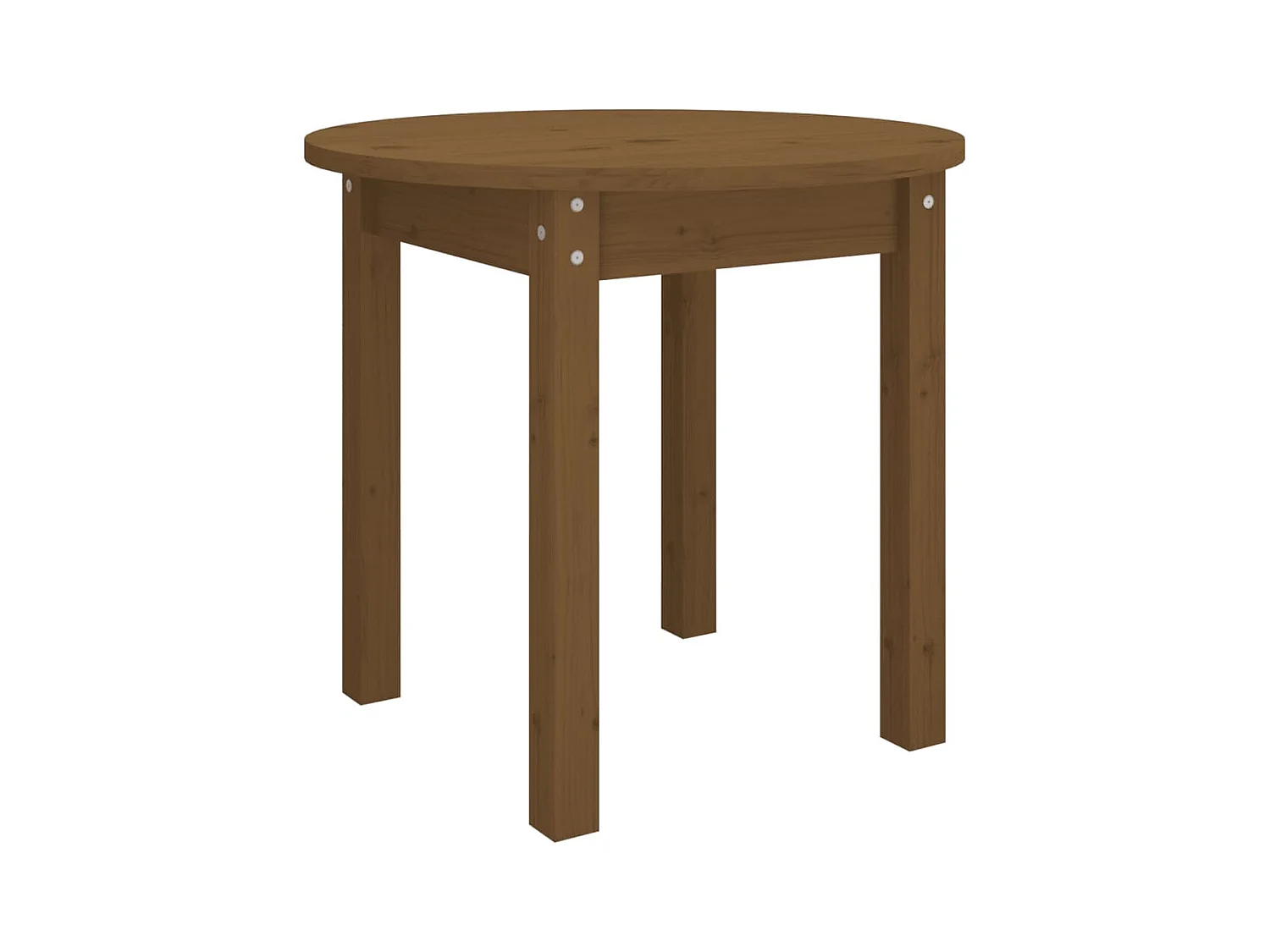 Table basse salon-Table d'appoint Marron miel Ø 45x40 cm Bois massif de pin SHL21964