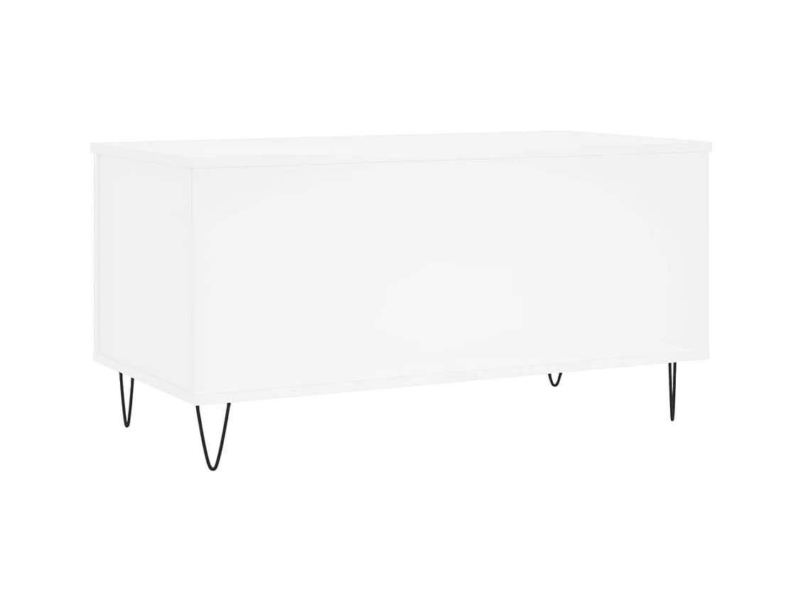Mesa de centro | Mesa auxiliar superficie de vidrio acero 98,5x50x45 cm SHL3528