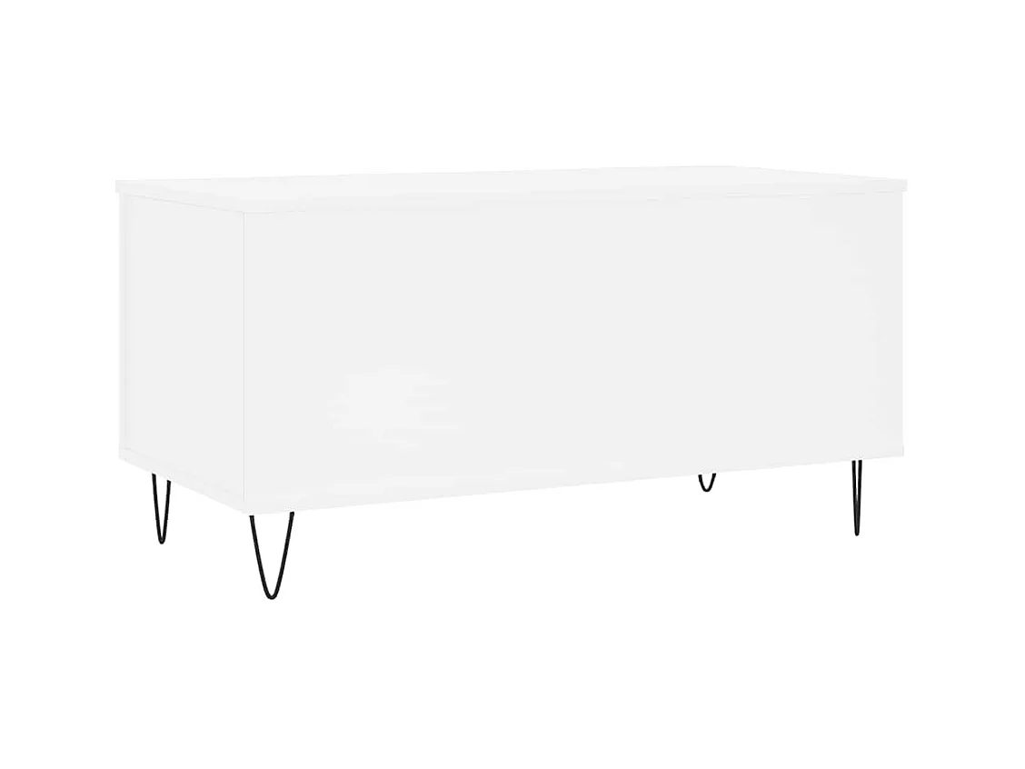 Mesa de centro | Mesa auxiliar superficie de vidrio acero 98,5x50x45 cm SHL3528