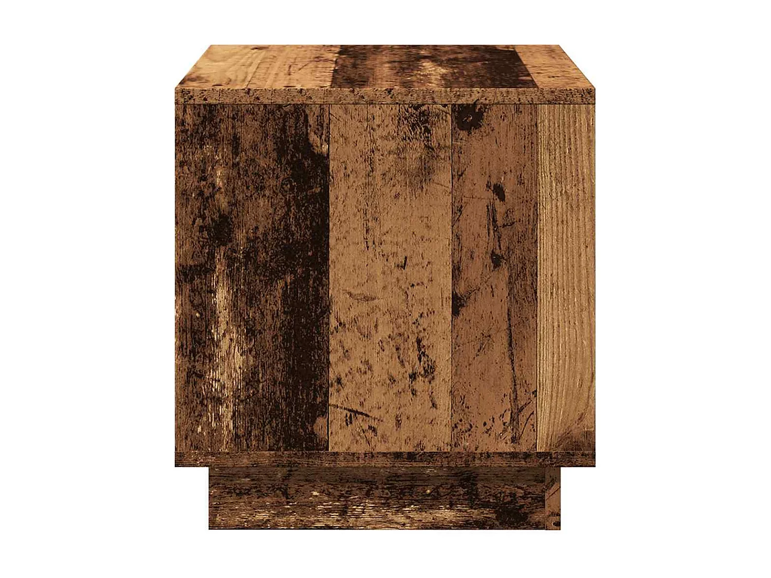 Couchtisch-Wohnzimmertisch-Beistelltische Altholz-Optik 40x40x43 cm Holzwerkstoff SHL73023