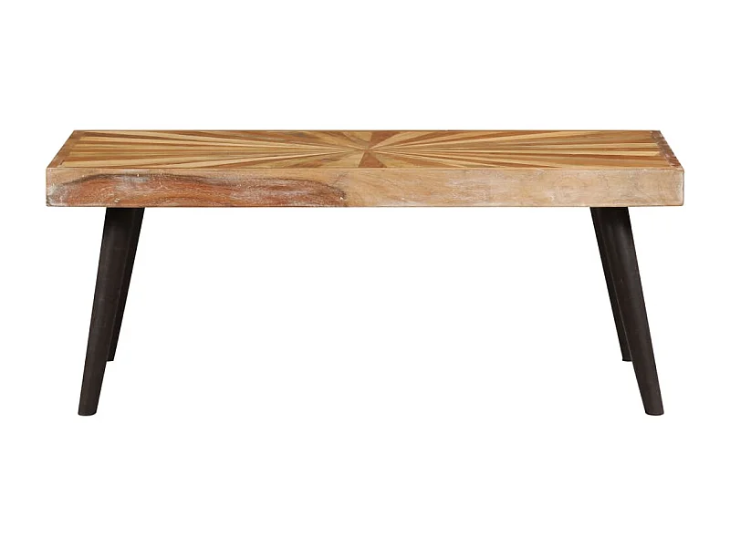 Mesa de centro | Mesa de apoio madeira de mangueira maciça 90x55x36 cm