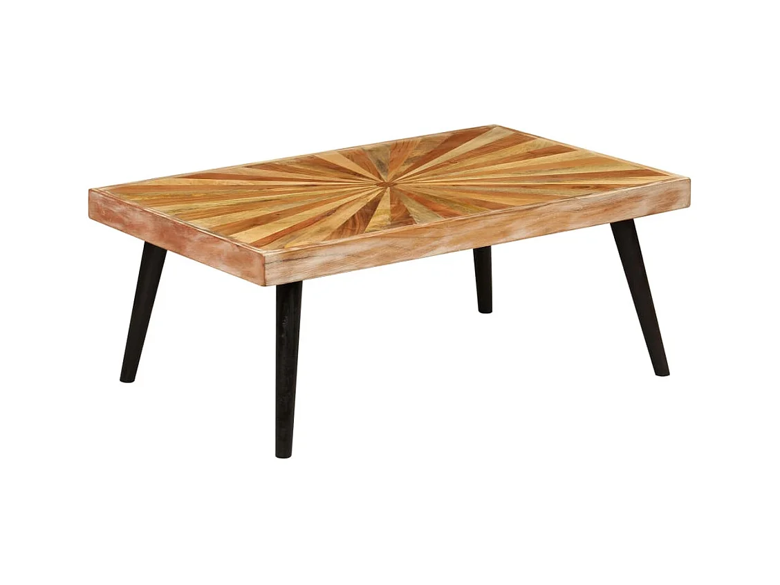 Mesa de centro | Mesa de apoio madeira de mangueira maciça 90x55x36 cm