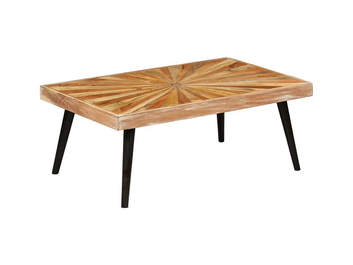 Mesa de centro | Mesa de apoio madeira de mangueira maciça 90x55x36 cm