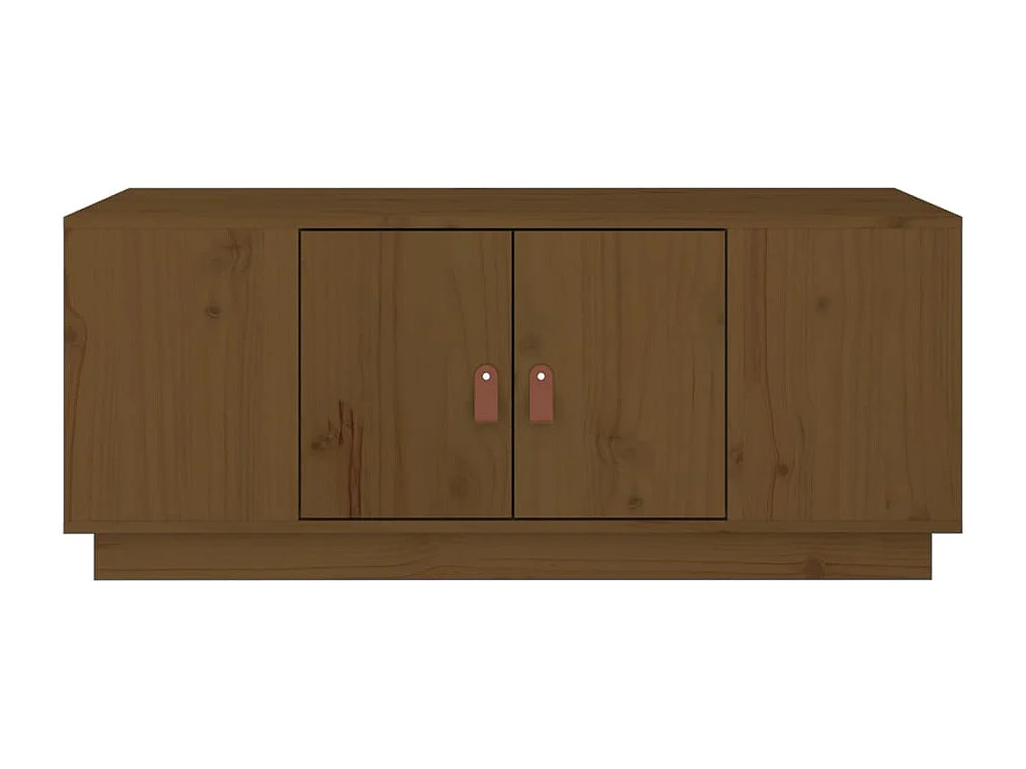 Mesa de centro | Mesa auxiliar madera contrachapada negro 90x50x36,5 cm SHL831527