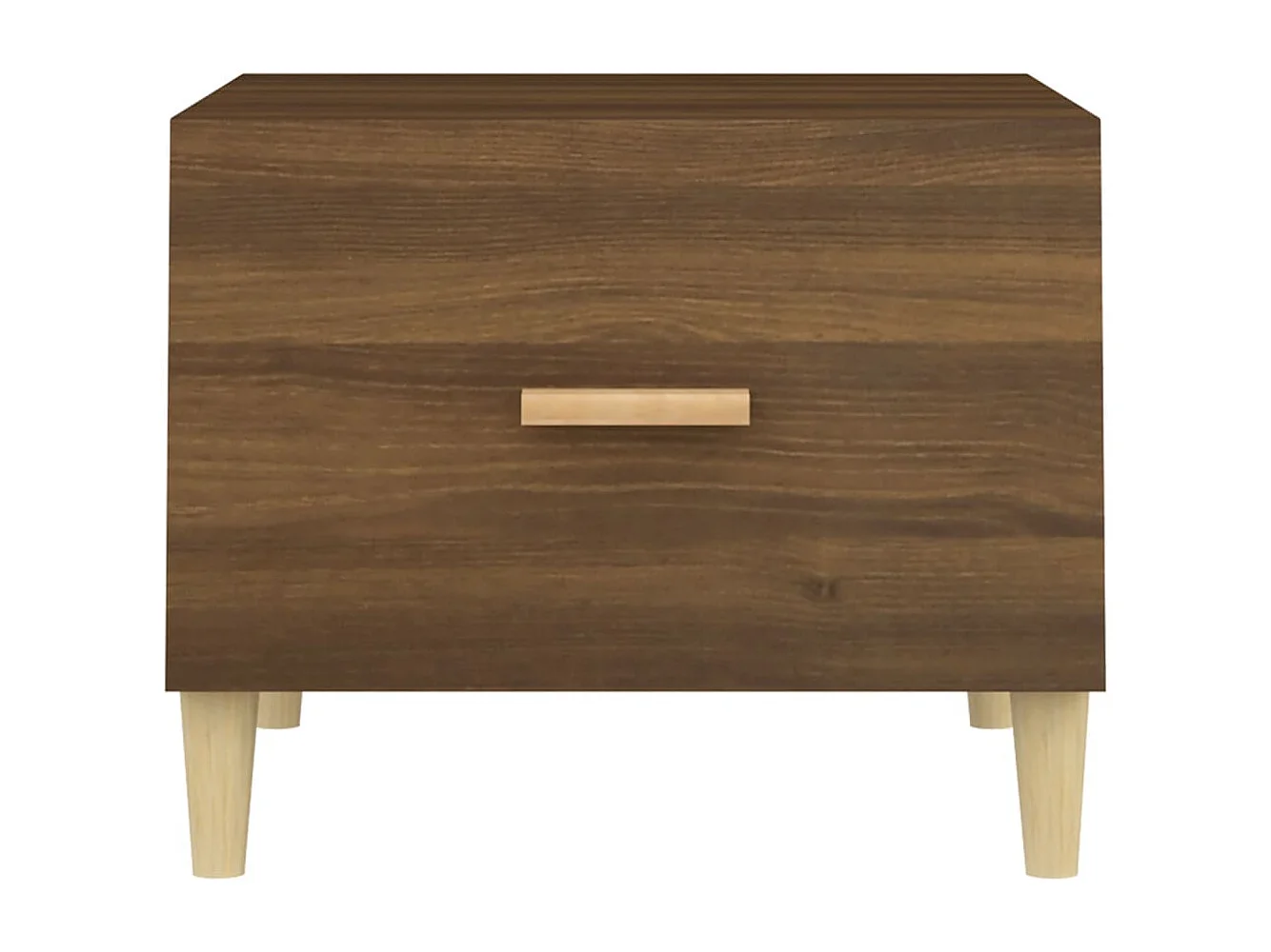 Mesa de centro | Mesa auxiliar madera contrachapada negro 80x50x35 cm SHL1662