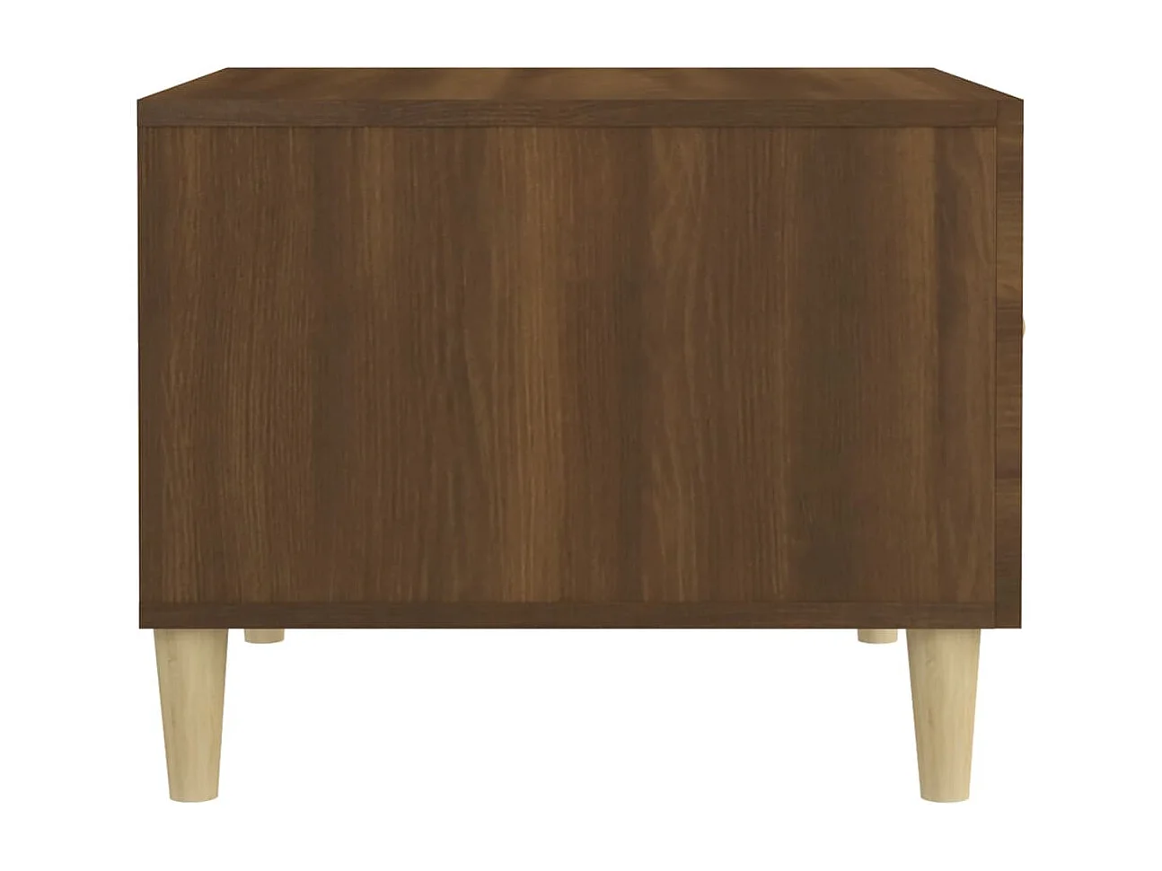 Mesa de centro | Mesa auxiliar madera contrachapada negro 80x50x35 cm SHL1662