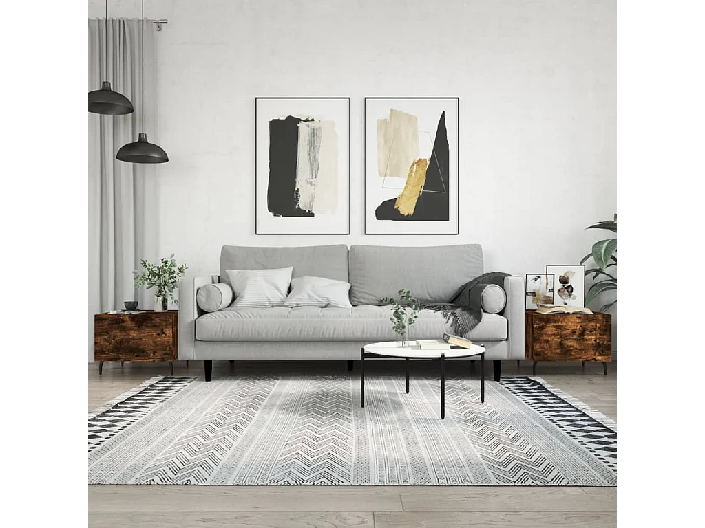 Mesa de centro | Mesa auxiliar madera de ingeniería roble Sonoma 102x44,5x50 cm SHL31563