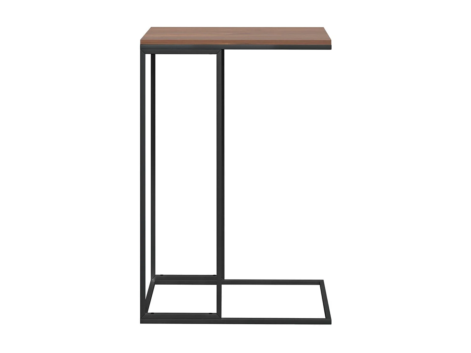 Mesa de centro | Mesa de apoio 40x30x59 cm derivados de madeira preto