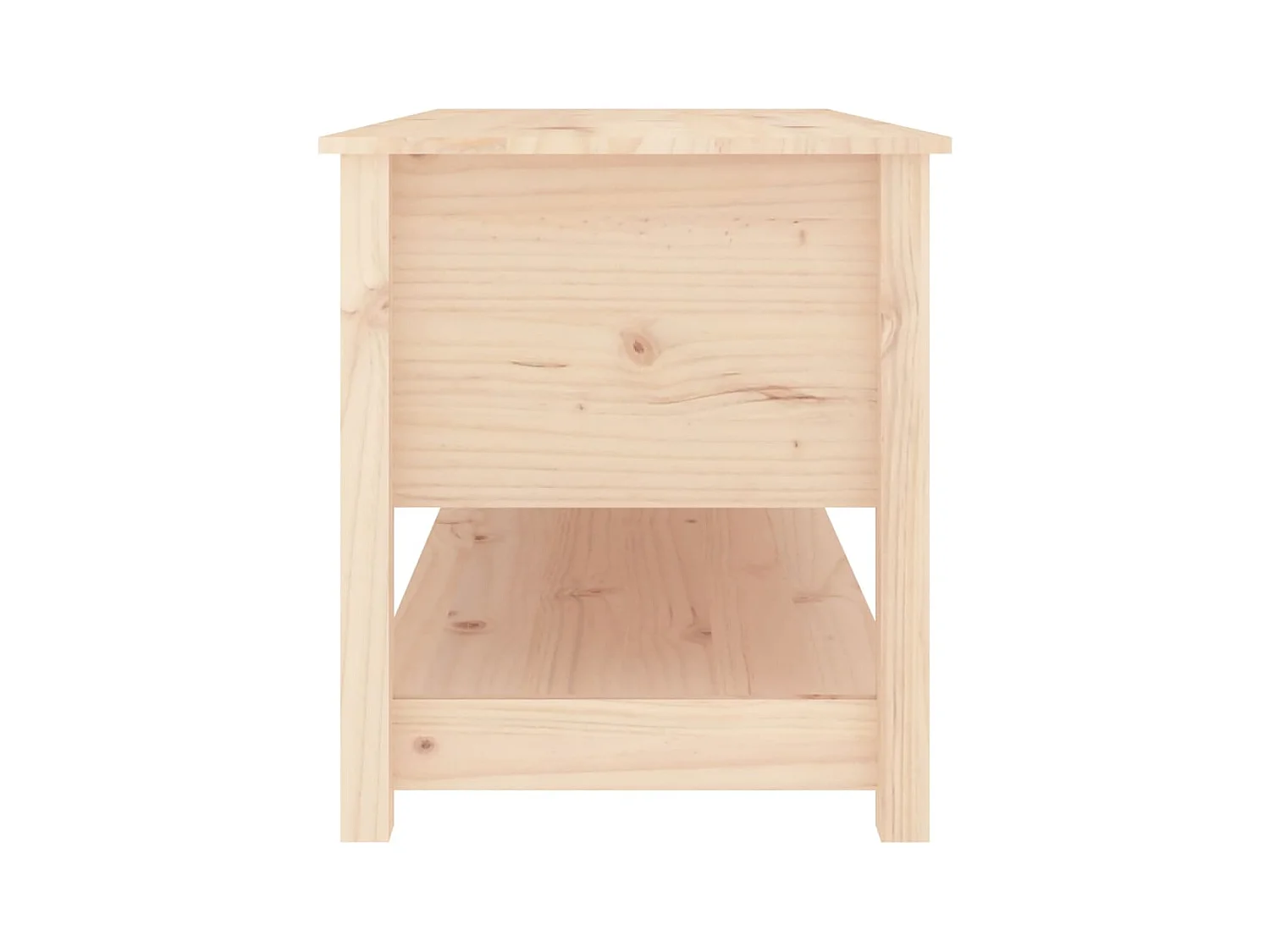 Table basse salon-Table d'appoint 102x49x55 cm Bois massif de pin SHL42038