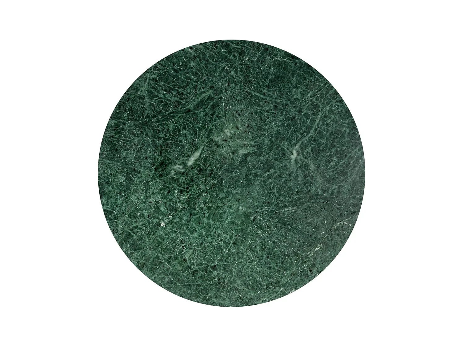 Mesa de centro | Mesa de apoio 60x60x35cm pedra genuína textura mármore verde