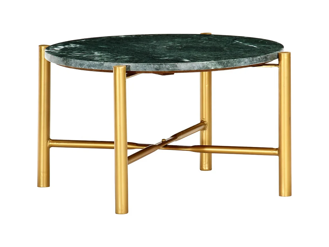 Mesa de centro | Mesa de apoio 60x60x35cm pedra genuína textura mármore verde