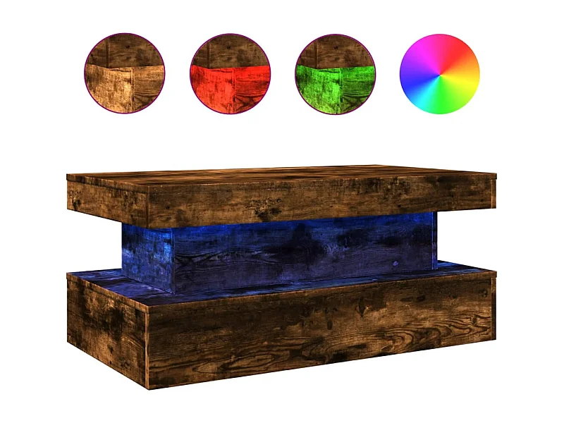 Mesa de centro-Mesa auxiliar de madera maciza de pino 55x55x30 cm SHL4042