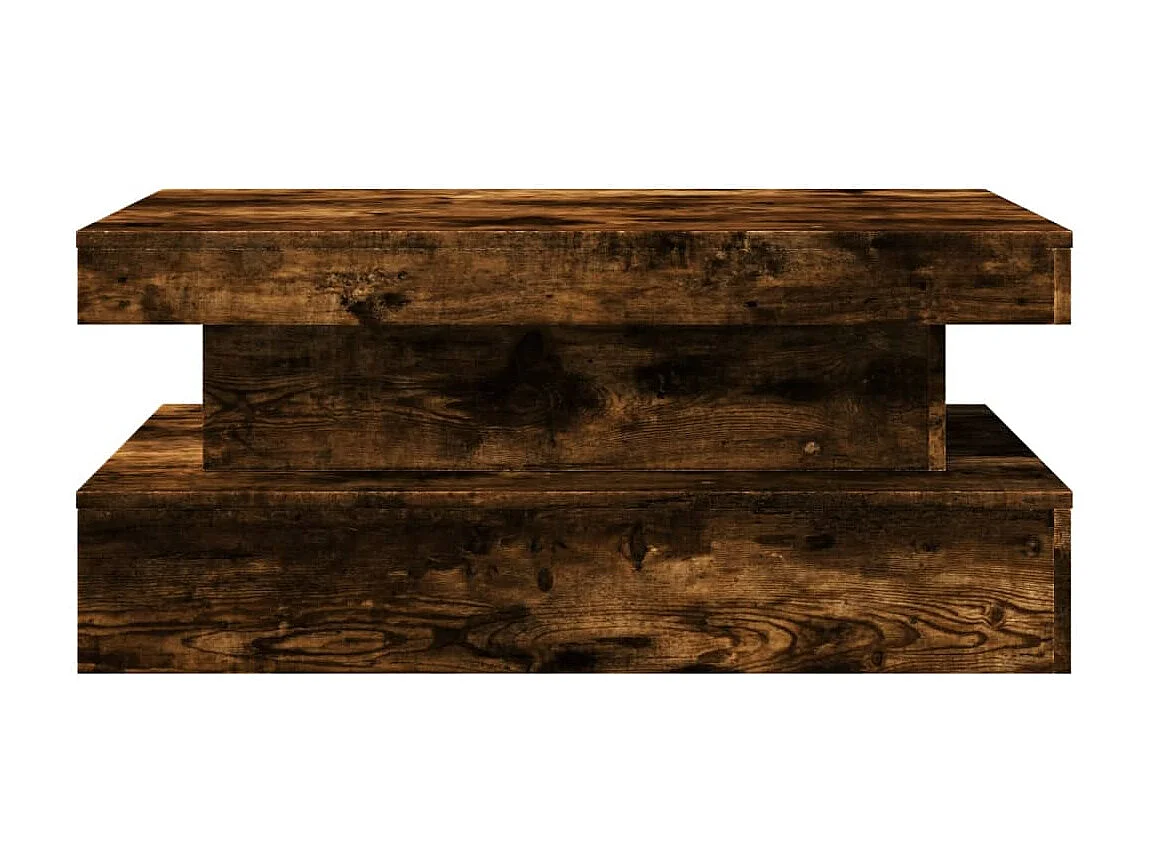 Mesa de centro-Mesa auxiliar de madera maciza de pino 55x55x30 cm SHL4042