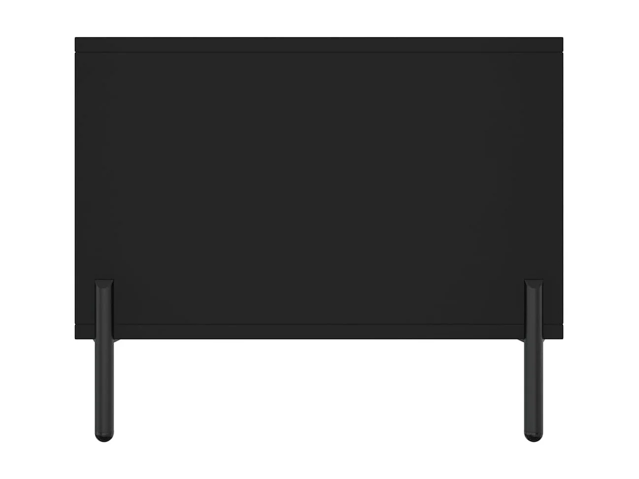 Mesa de centro | Mesa auxiliar madera de ingeniería negro 100x100x40 cm SHL200891