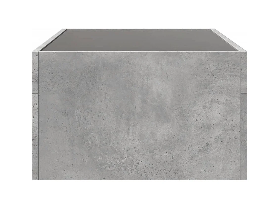 Mesa de centro-Mesa auxiliar madera de ingeniería blanco brillo 102x55x42 cm SHL466477