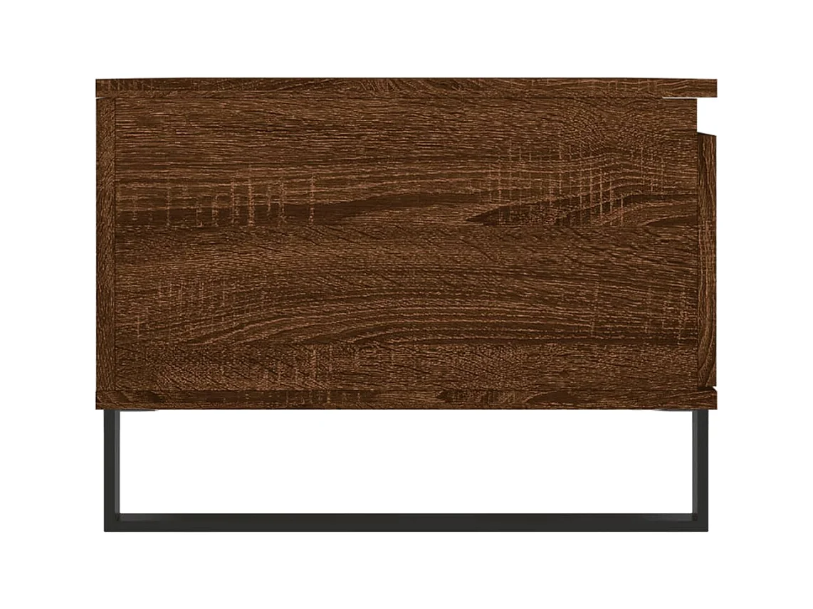 Table basse salon-Table d'appoint Chêne marron 90x50x36,5 cm Bois d'ingénierie SHL7883
